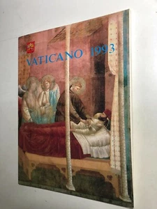 1993 Vaticano Libro Folder Album Ufficiale Yearbook Vatican Completo con Annata - Picture 1 of 8