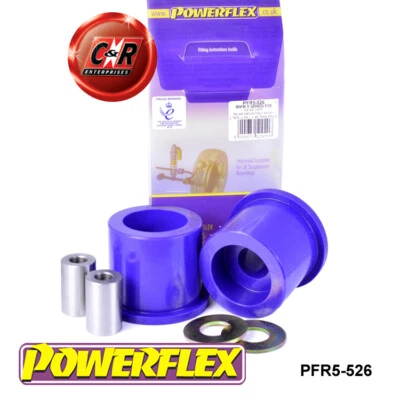 Powerflex Posteriore Differenziale Supporto Spazzole Per BMW E39 540 1996-2004 - Immagine 1 di 4