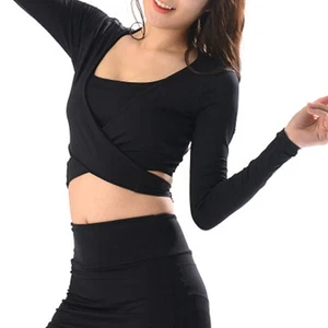 Belleap Rash Guard Womens Crop Top Long Sleeve Swimwear UV Protection 0531 - Picture 1 of 7