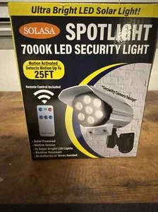 Solasa Ultra Bright 7000K LED Solar Security Spotlight Motion Activated 25ft - Picture 1 of 2