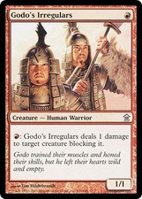 GODO'S IRREGULARS ~mtg NM Saviors of Kamigawa Unc x1