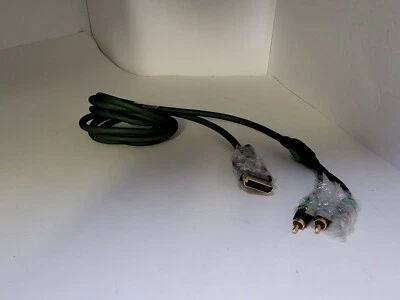 Official Monster Gamelink 300 RCA AV Composite Cable for ORIGINAL XBOX 10 FEET - Image 1 of 4