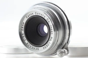 "NEAR MINT+++" Canon Serenar 28mm f/3.5 Leica Screw Mount L39 LTM Lens JAPAN - Picture 1 of 10