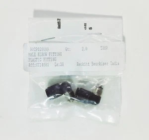 PARKER 31990619 3199 06 19 Adattatore filettato a gomito, M5 maschio da spingere 6 mm - 4 pz - Foto 1 di 7