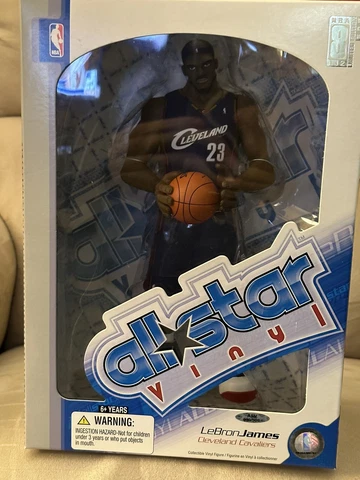 Upper Deck All Star Vinyl Lebron James Blue Collector Edition 30/500 MINT Cavs Cover