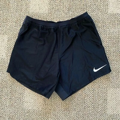 Mens Size XL Nike Pro Training Athletic Shorts Solid Black CJ4997-010 - Image 1 of 3