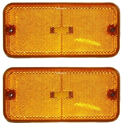 Side Marker Set For 1985-1996 Chevrolet G30 G3500 P30 85-95 G20 G10 G1500 Front - Image 1 of 4