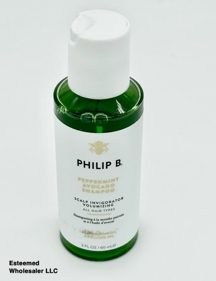 PHILIP B Peppermint Avocado Shampoo Scalp Invigorator Volumizing 2oz w/o box - Image 1 of 1