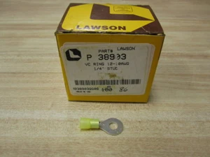Lawson P38903 1/4 Ring Terminal 12-10AWG 1/4" Stud (Pack of 86) - Picture 1 of 5