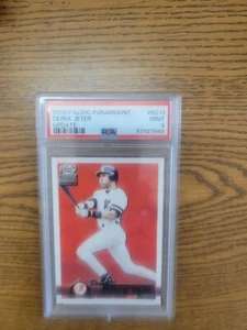 Derek Jeter 2000 Pacific Paramount Update Card #62U PSA MINT 9 HOF LOW POP - Picture 1 of 2