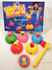 Vintage 1986 WHACK ATTACK Game Mattel COMPLETE Tested Works 80's - Picture 1 of 5