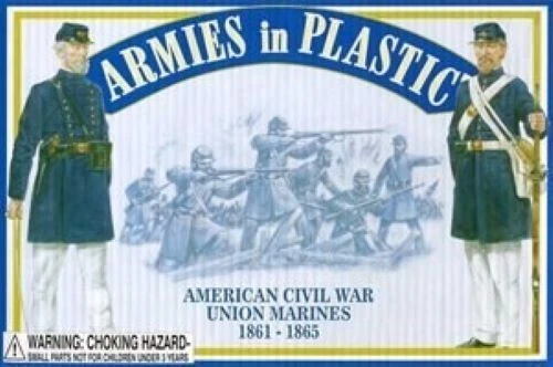 Armies in Plastic # 5459 American Civil War Union Marines 1861-1865 54mm MIB
