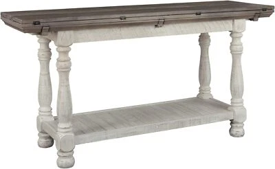 Signature Design by Ashley Havalance Farmhouse Sofa Table, Flip Top Design  - Image 1 of 4