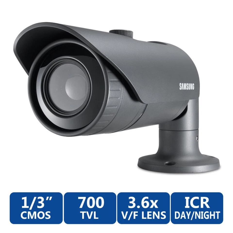 Samsung SCO-2081RN IR Bullet Security Camera Day/Night 1/3″ 700TVL 960H Outdoor - Image 1 of 4