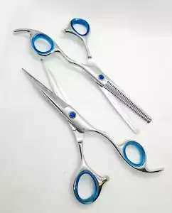 Friseurscheren 440C Set Haarscheren Salon Scissors Effilierschere Modillerschere - Bild 1 von 5