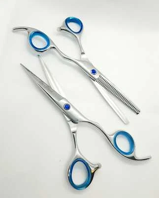 Friseurscheren 440C Set Haarscheren Salon Scissors Effilierschere Modillerschere - Bild 1 von 4