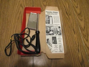 Prensatelas eléctricas vintage en caja original 37 vatios 115 voltios por prensatelas eléctricas  - Imagen 1 de 11