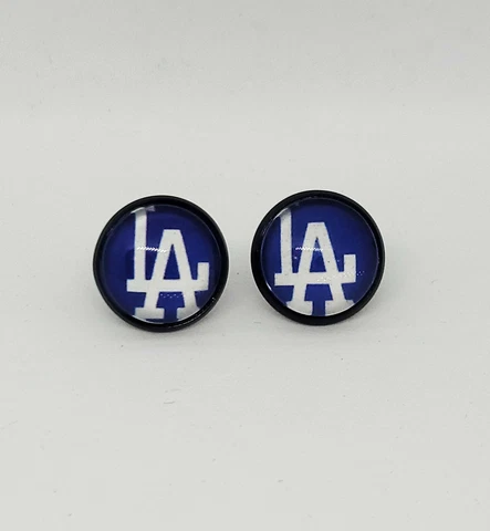 Los Angeles Dodgers Stud Earrings Cover