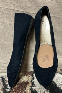 Barely Worn Solid Blue Women’s Dress Flats Size 8 Shoes Lightweight Anko Brand