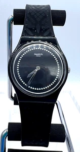 Swatch Watch Dentelle GB320 34mm Gothic Chic Lace Pattern on Matte Strap - Picture 1 of 14