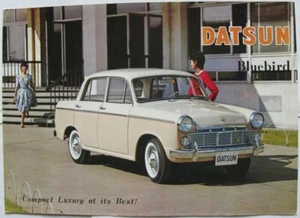 DATSUN Bluebird Car Sales Brochure 1962-63 #T2111 (6102250) - Picture 1 of 3