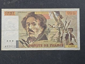 Francia 1989 100 francos - Pick# 154d - sólido bien - Imagen 1 de 2