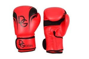Deba® Boxhandschuhe Boxing Gloves Handschuhe  Leder kickboxen Kampfsport Boxen - Bild 1 von 3