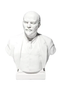 Soviet Russian Leader Vladimir Lenin Marble Bust Statue Sculpture 7.2'' (18 cm) - Picture 1 of 1