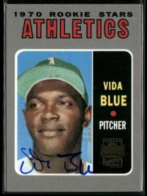 2001 Topps Archives #TAA121 Vida Blue Autographs - Image 1 of 2