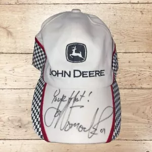 "John Deere autografiado por Joe Nemechek ""¡Tu caliente!" Sombrero - Imagen 1 de 4