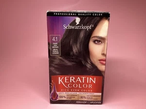 Schwarzkopf Colore Cheratina Permanente 1 Conteggio (Confezione da 1) 4.1 Marrone Cenere Scuro - Foto 1 di 5