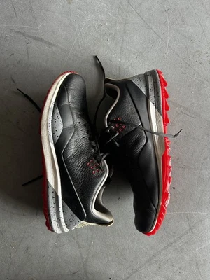 Nike Jordan ADG 3 Golf Shoes Black Cement Grey Bred Red CW7242-001 Men's Sz 11 - Image 1 of 4