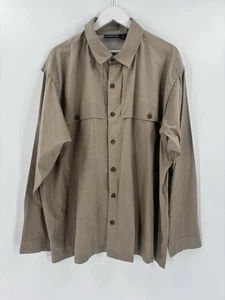 Patagonia Button Down Mens XXL 2XL Beige Khaki Long Sleeves Casual Workwear - Picture 1 of 15