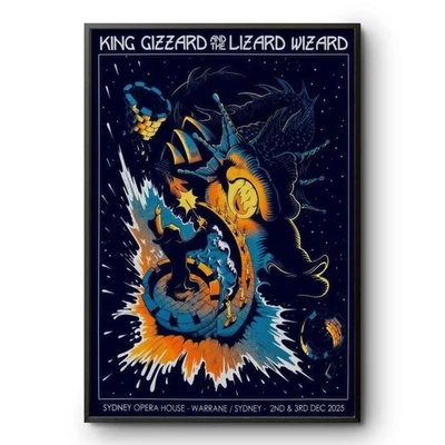 King Gizzard And The Lizard Wizard In Sydney AUS On Dec 2-3 2025 Poster - image 1 of 4