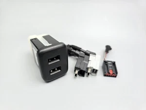 GMC TERRAIN CONSOLE STORAGE DUAL USB PORT MEDIA PORT HUB OEM 2018 - 2022 - Picture 1 of 10