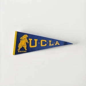 UCLA Bruins vintage felt/wool pennant Standing Bear Mascot 1950s - Picture 1 of 4