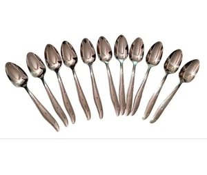 11 VTG NEW? ONEIDA Mar Crest Citation Futuristic Teaspoons Atomic Starburst MCM  - Bild 1 von 6