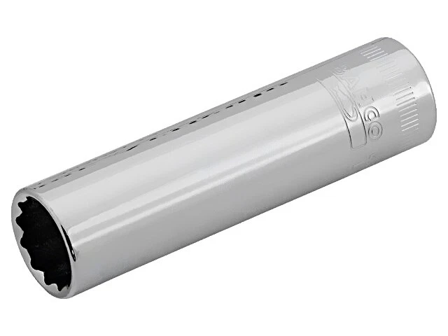 A7402DM-21 socket 12-sided, socket wrench 21 mm 3/8" L. attachment: 63 mm BAHCO - Image 1 of 1