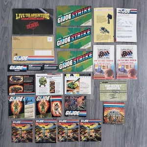 Lote de folleto folleto insertado Hasbro GI Joe de colección folleto catálogo por correo - Imagen 1 de 21