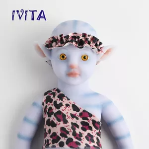 17“Lifelike Avater Girl Doll Fairy Full Body Silicone Avater Doll Toddler Toy - Picture 1 of 12