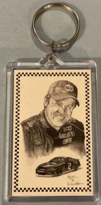 RUSTY WALLACE MILLER LITE  Keychain - Sealed Package Nascar Collectable - Picture 1 of 3