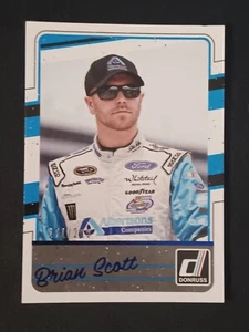 2017 DONRUSS NASCAR BRIAN SCOTT #66 BLUE FOIL 171/299 RICHARD PETTY MOTORSPORTS. - Picture 1 of 5