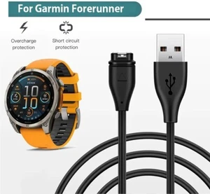 Für Garmin Forerunner 965 955 945 Uhr USB Magnetisches Ladekabel Ladegerät - Bild 1 von 9