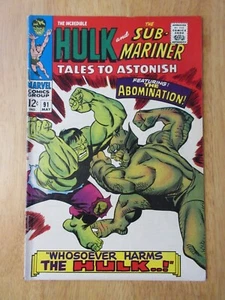 TALES TO ASTONISH #91 (1966) **Key Book!** (FN+) **Very Bright & Colorful!** - Picture 1 of 4