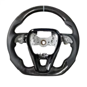 Carbon Fiber Steering Wheel For Toyota Camry Rav4 Corolla 2018-2024 - Picture 1 of 5