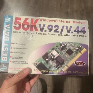 PCI Best Data Windows Internal Modem 56 Kbps V.92/V.44 - Picture 1 of 2