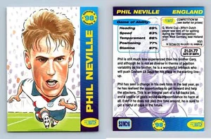Phil Neville - England #WC16 Promatch 1998 Series 3 Embossed World Cup Card - Picture 1 of 1
