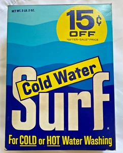 VTG. Surf Laundry Detergent Box Soap Advertising Box, FULL UNOPENED! EXCELLENT+! - Picture 1 of 6