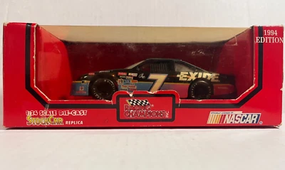 Racing Champions 1:24 Die Cast NASCAR 1994 Geoff Bodine #7 Exide - Image 1 of 4