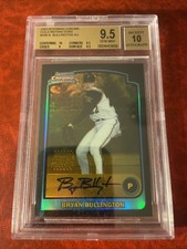 BRYAN BULLINGTON 2003 Bowman Chrome GOLD REFRACTOR 348 AUTO AUTOGRAPH RC BGS 9.5